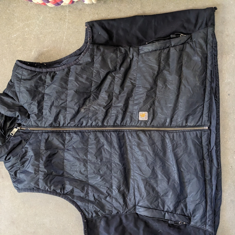 Carhartt Black Quilted Vest